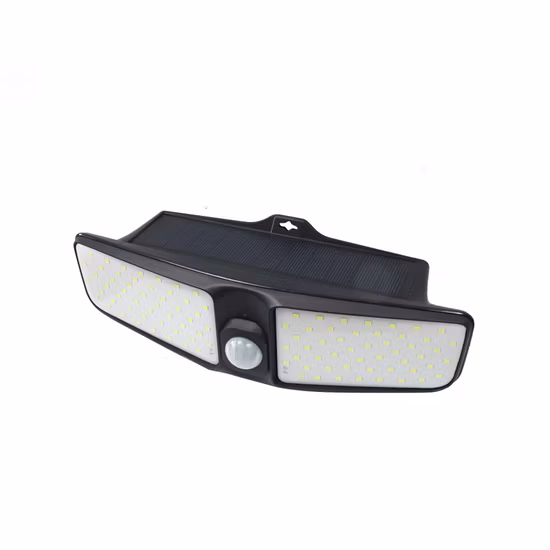 Solar Panel on Top Plastic SMD LED Snesor Wall Light